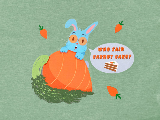 Who Said Carrot Cake? Graphic Tee - Unisex T-Shirt
