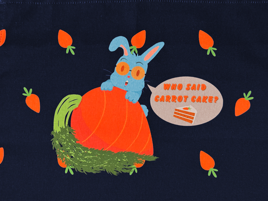 Who Said Carrot Cake? Cooking Apron - Premium 100% cotton twill fabric