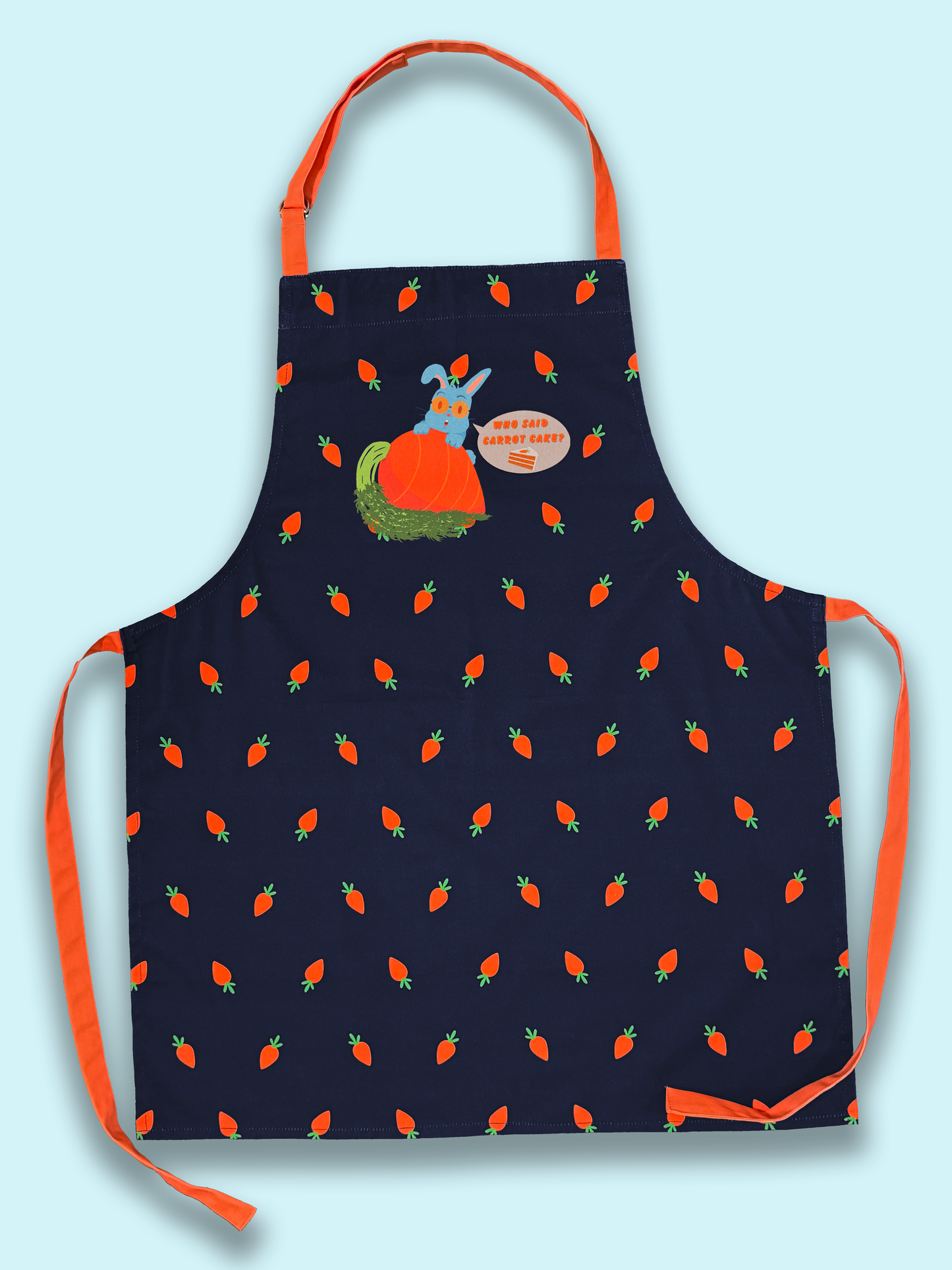 Who Said Carrot Cake? Cooking Apron - Premium 100% cotton twill fabric