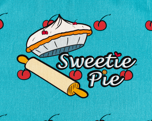 Sweetie Pie Cherry Apron - Premium 100% cotton twill fabric