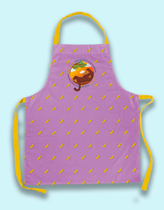Going Bananas! Monkey Apron - Premium 100% cotton twill fabric